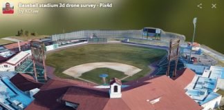 Baseball survey 3D drone india