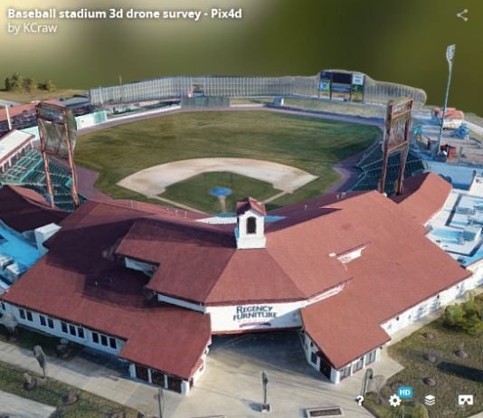 Baseball survey 3D drone india