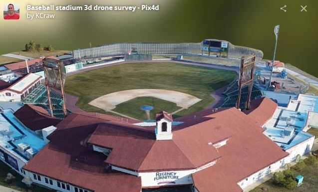 Baseball survey 3D drone india