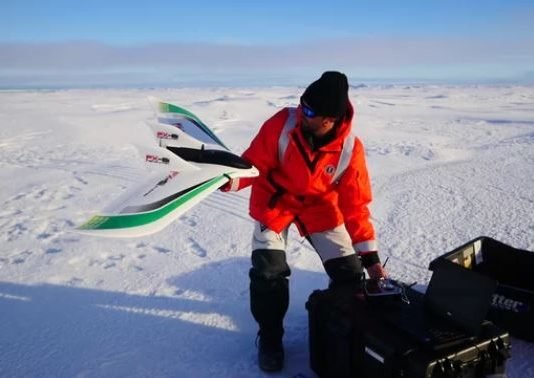 Drone’s-Eye View: Flying Vehicles Could Monitor Ice in Remote Regions FX-61-UAV drone india